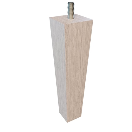 Designs Of Distinction 6" Square Tapered Leg - White Oak 01244006WK6